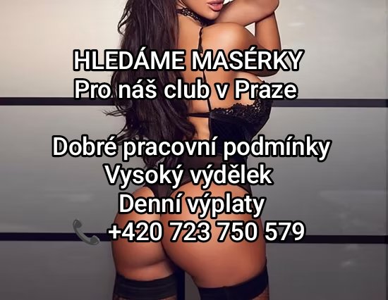 Príjímáme nové masérky18+